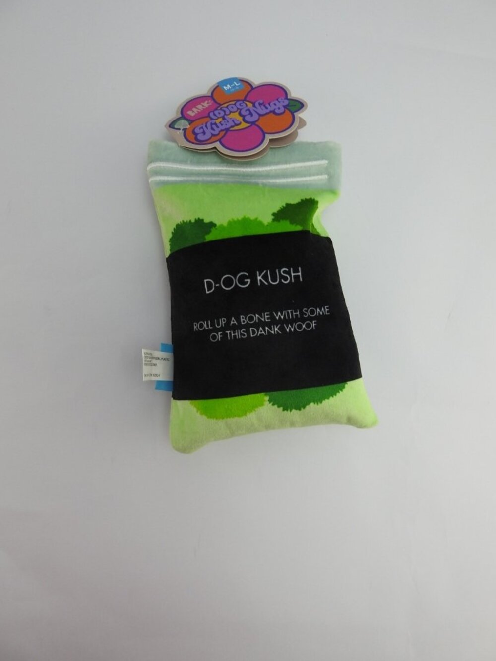 BARK Dog Toys  Hemp Plush Dog Toy Set 4 20 Leaf Joint Kush Funny NWT 3pc Lot - Picture 3 of 7